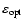 $\varepsilon_{{\rm opt}}$