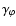 $\gamma_{\varphi}$