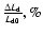 $\frac{\Delta
L_{{\rm d}}}{L_{{\rm d 0}}}, \%$