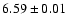 $6.59 \pm 0.01$