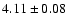 $4.11 \pm 0.08$