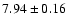 $7.94 \pm 0.16$