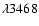 $\lambda 3468$