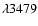 $\lambda 3479$