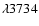 $\lambda 3734$