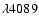 $\lambda 4089$