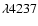 $\lambda 4237$