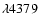 $\lambda 4379$