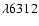 $\lambda 6312$