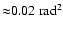 ${\approx}0.02~\rm rad^2$