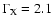 $\Gamma_{\rm X} = 2.1$