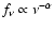 $f_{\nu}\propto\nu^{-\alpha}$