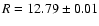 $R=12.79\pm0.01$