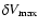 $\delta V_{{\rm max}}$