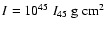 $I=10^{45}~I_{45}~{\rm g~cm}^2$