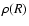 $\rho(R)$