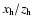 $x_{\rm h}/z_{\rm h}$