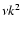 $\nu k^2$