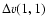 $\Delta {v(1,1)}$