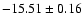 $-15.51\pm0.16$