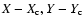 ${X-X_{\rm c},Y-Y_{\rm c}}$