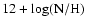 $12+\log({\rm N/H})$