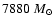 $7880~M_{\odot}$