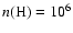 $n \rm (H)= 10^6$