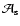 $\mathcal{A}_{\rm s}$