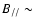 $B_{//} \sim$