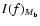 $I(f)_{M_{\rm b}}$