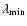 $\lambda_{\rm min}$