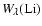 $W_{\lambda }({\rm Li})$