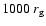 $1000~r_{\rm {g}}$