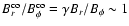 $B_{r}^{\rm co}/B_{\phi}^{\rm co}=\gamma B_{r}/B_{\phi}\sim 1$