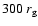$300~r_{\rm g}$