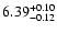 $\rm 6.39^{+0.10}_{-0.12}$