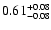 $\rm0.61^{+0.08}_{-0.08}$