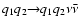 $q_1q_2{\rightarrow}q_1q_2{\nu}\bar{\nu}$