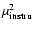 $\mu^2_{\rm instru}$