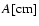 $A [{\rm cm}]$