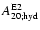 $A^{{\rm E}2}_{20; {\rm hyd}}$