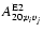 $A^{{\rm E}2}_{20;v_iv_j}$