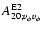 $A^{{\rm E}2}_{20;v_{\phi}v_{\phi}}$