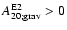 $A^{{\rm E}2}_{20;{\rm grav}}>0$