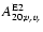 $A^{{\rm E}2}_{20;v_rv_r}$