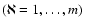 $(\aleph = 1, \ldots, m)$