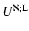 $U^{\aleph;{\rm L}}$