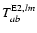 $T^{{\rm E}2,lm}_{ab}$