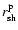 $r_{{\rm sh}}^{{\rm p}}$